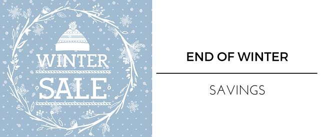 Save in the End of Winter Sales