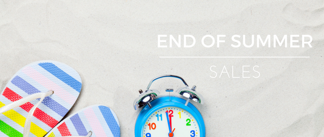 Save in the End of Summer Sales